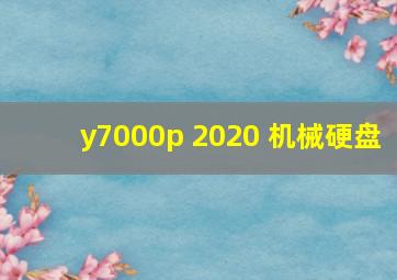 y7000p 2020 机械硬盘